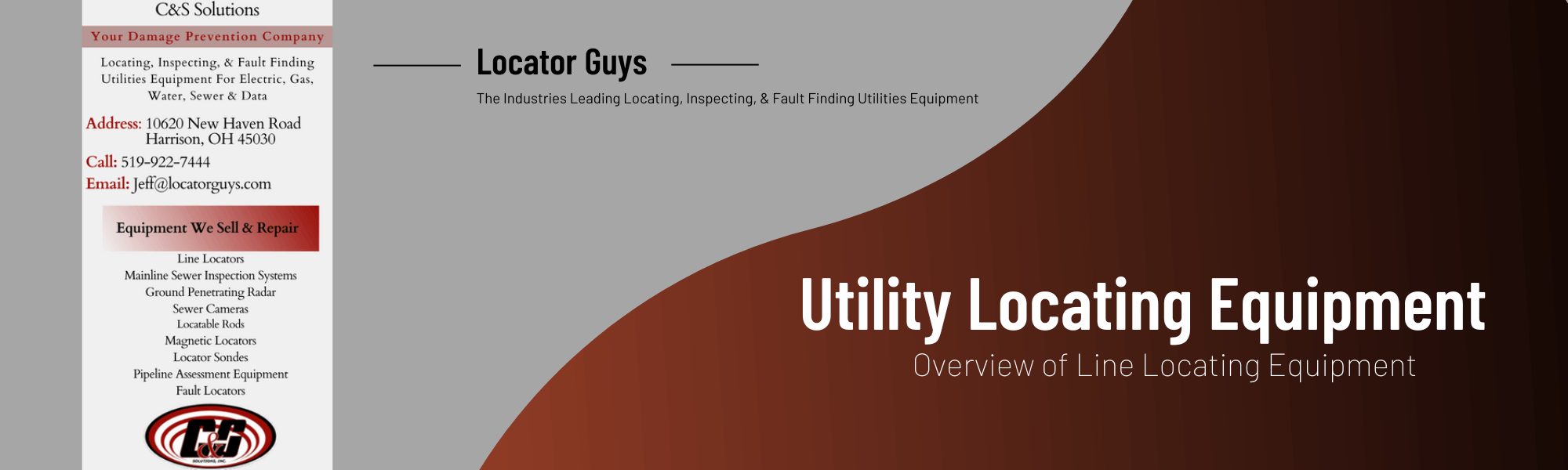 Utility Line Locating Equipment Explained with Overviews World's Best